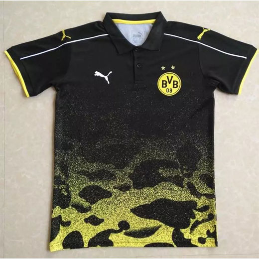 Dortmund 2017/18 Black Yellow Polo Shirt